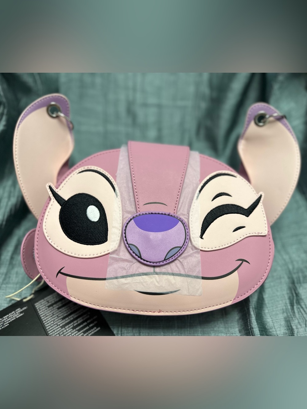 Loungefly Disney Pink Angel Lilo & Stitch Crossbody Bag
